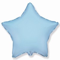 BALNIK fliov Hviezda svetlo modr 46cm
