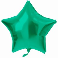 BALÓNIK fóliový Hviezda zelená 48cm