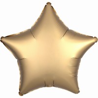 BALÓNEK fóliový Hvězda zlatá 43cm