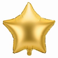 Balónik fóliový Hviezda zlatá 48cm