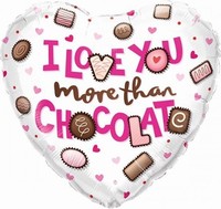 BALNIK fliov I love you more than Chocolate 46 cm