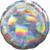 BALÓNIK fóliový Kruh holografický Iridescent