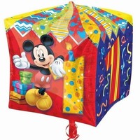 BALÓNIK fóliový Kocka Mickey Mouse 1. narodeniny 38 cm
