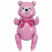 BALNIK fliov Medvedk 4D ruov 55cm