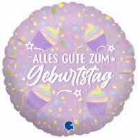 Balnik fliov Pastel Cupcake Geburtstag 46 cm