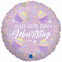 Balnik fliov Pastel Cupcake Geburtstag 46 cm