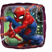 Balónik fóliový Spiderman štvorcový