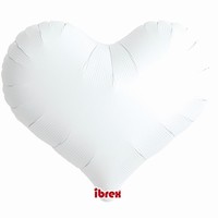 BALNIK fliov Srdce biele 46cm 5ks