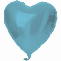 BALÓNIK fóliový Srdce modré 45cm