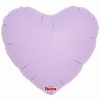 BALNIK fliov Srdce pastelov lila 35cm 5ks