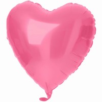 BALÓNIK fóliový Srdce ružové 45cm