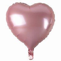 BALÓNIK fóliový Srdce ružové 46cm