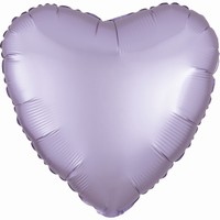 BALÓNIK fóliový Srdce saténové lila 45cm