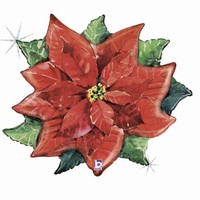 BALÓNIK fóliový Vianočná hviezda 86 cm