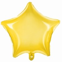 BALÓNIK fóliový hviezda žltá 48cm 1ks