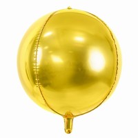 BALÓNIK fóliový guľa zlatá 40cm