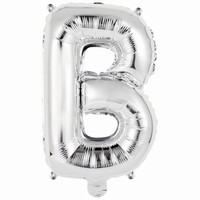 BALNEK fliov mini psmeno B stbrn 34cm