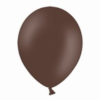 BALÓNEK latexový 27cm čokoládově hnědá 100ks