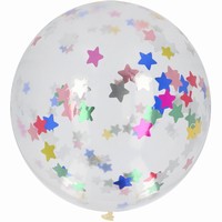 Balnik latexov XL s konf. Hviezdy Multicolors 61 cm