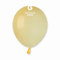 Balóniky A50 baby žlté 13 cm 100 ks