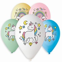 BALNIKY s potlaou Jednoroec a dha latexov 5ks
