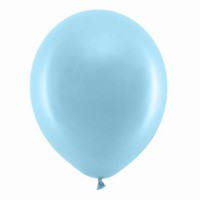 Balóniky dekoračné 30 cm Rainbow svetlo modré 100 ks