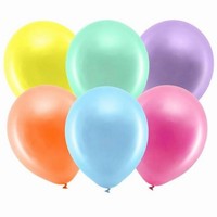 BALNKY dekoran metalick 30cm Rainbow mix barev 10ks