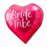 BALÓNIKY fóliové Bride TriBe-3 ks ružové, 2 ks dúhové