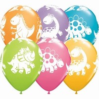 Balóniky latexové Dinosaury 6 ks