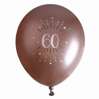 BALNIKY latexov chrmov "60" Rose Gold 30cm 6ks