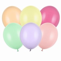 Balóniky latexové pastelové mix farieb 30 cm, 50 ks