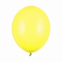 Balóniky latexové pastelové žlté 12 cm 100 ks