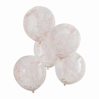 BALNKY latexov transparentn s pastelovmi kulikami 30cm 5ks