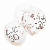 Balóniky s konfetami Hello 30
