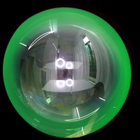 BALÓNOVÁ bublina Ombré zelená 45cm