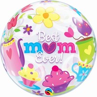 Balónová bublina "Best Mum Ever!" 56 cm
