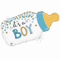 Balón fľaša novorodenecká It is boy 33" 84 cm