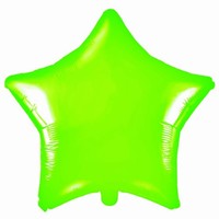 Balónik fóliový Hviezda zelená 48cm