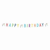 BANNER HB Konfety 180x13,8cm 1ks