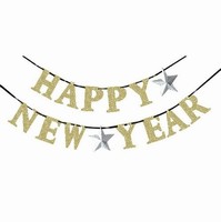 Banner Hny strieborno-zlat 360 x 12,7 cm