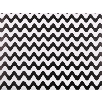 Baliaci papier ierna/biela 0,7 x 2 m