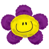 Balónik fólia Kvetina fialová 70 cm