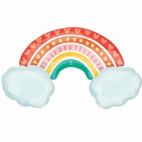 Balnik fliov Dha, Retro Rainbow 93x55 cm