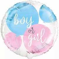 Balnik fliov Gender reveal, Chlapec alebo Dieva 45 cm