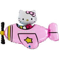 Balnek fliov Hello Kitty v letadle 76 cm