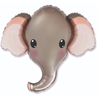 Balónik fóliový Hlava slona 81x99 cm