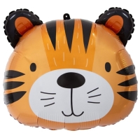 Balónik fóliový Hlava tigra 41 x 36 cm
