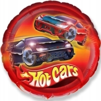 Balónik fóliový Hot Cars 45 cm