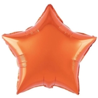 Balónik fóliový Hviezda oranžová 45 cm