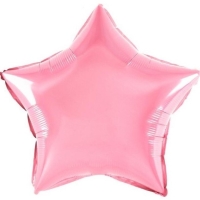 Balónik fóliový Hviezda ružová 45 cm